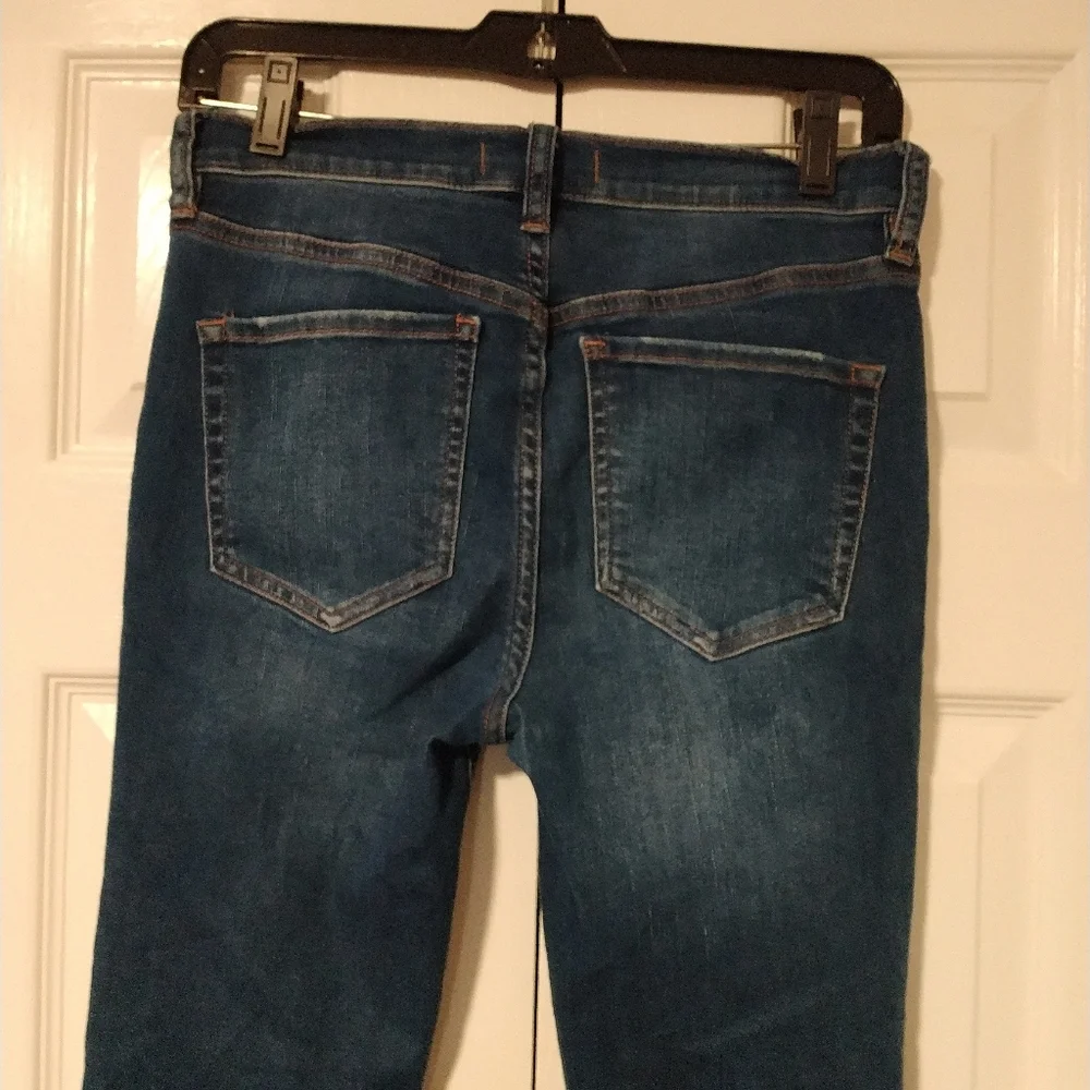 Free People Great Heights Cropped Jeans Size 27